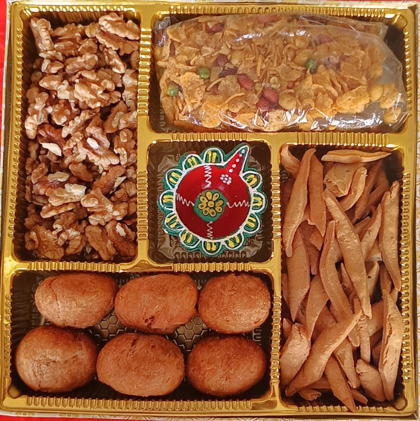 Tejasvi Treat Box - Crunch, spice, and sparkle Diwali in every bite.